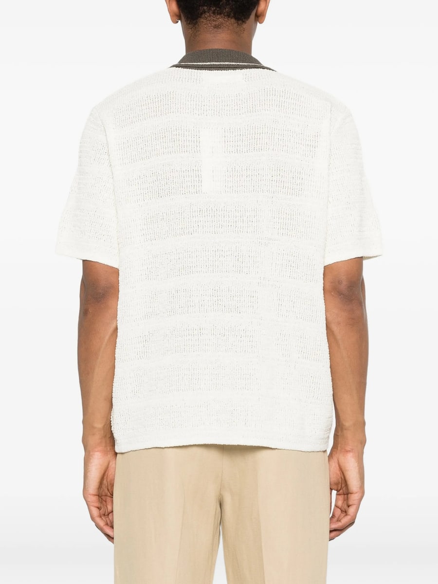 Samsoe Samsoe Samsoe Samsoe Sapercy Button Trim Polo Shirt, view 4