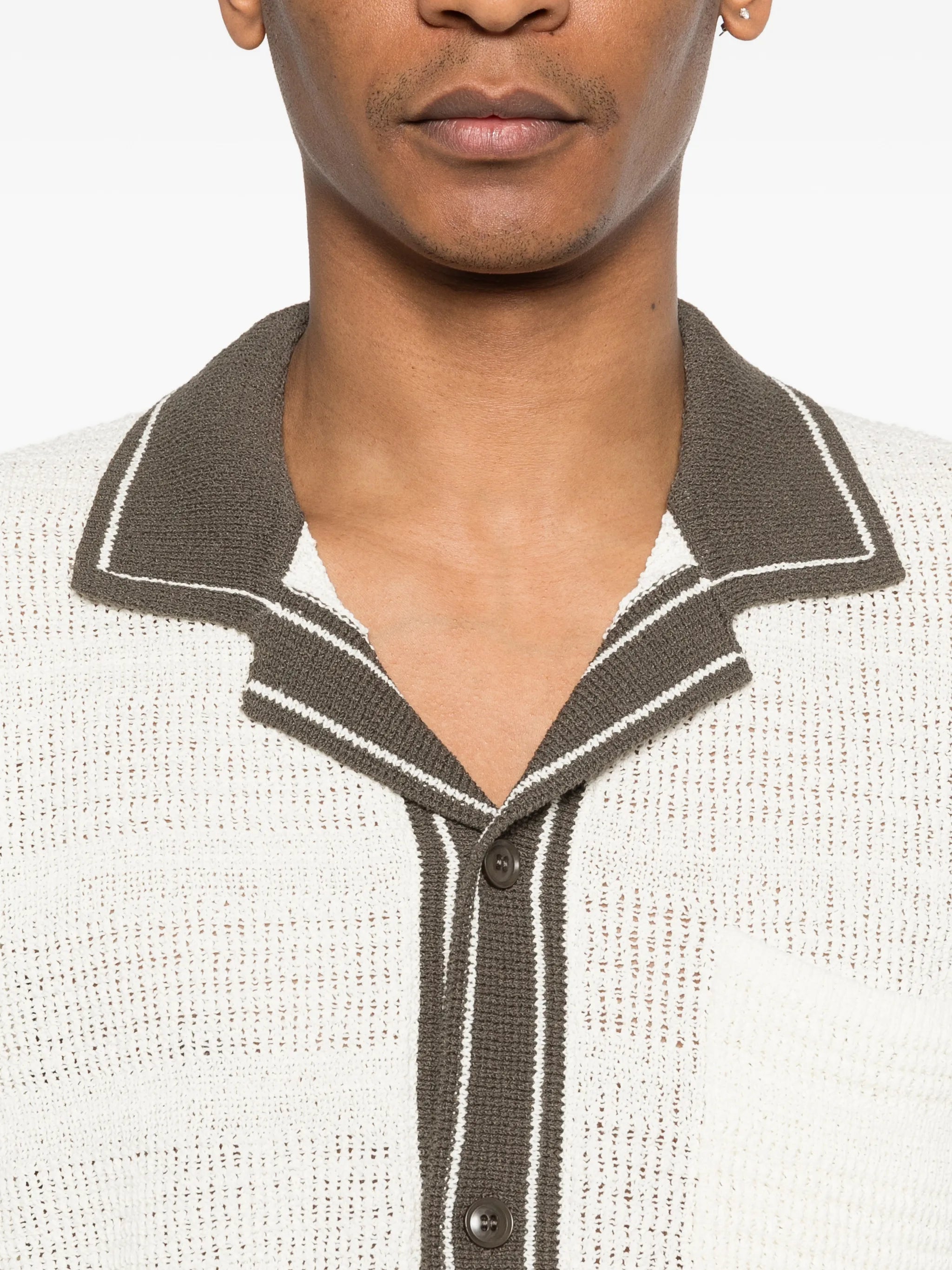 Samsoe Samsoe Samsoe Samsoe Sapercy Button Trim Polo Shirt, view 2