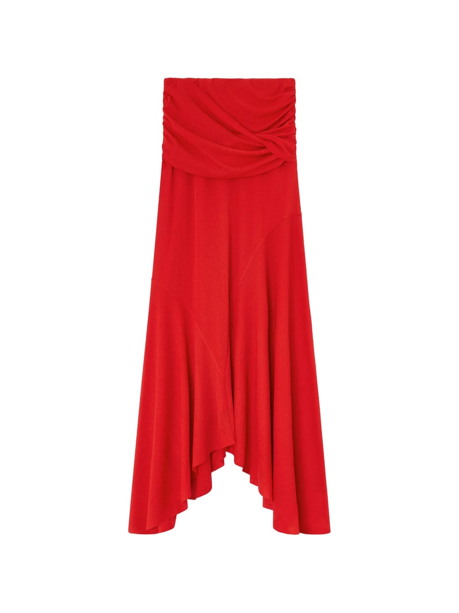 Ganni Ganni Twist-detail Maxi Skirt