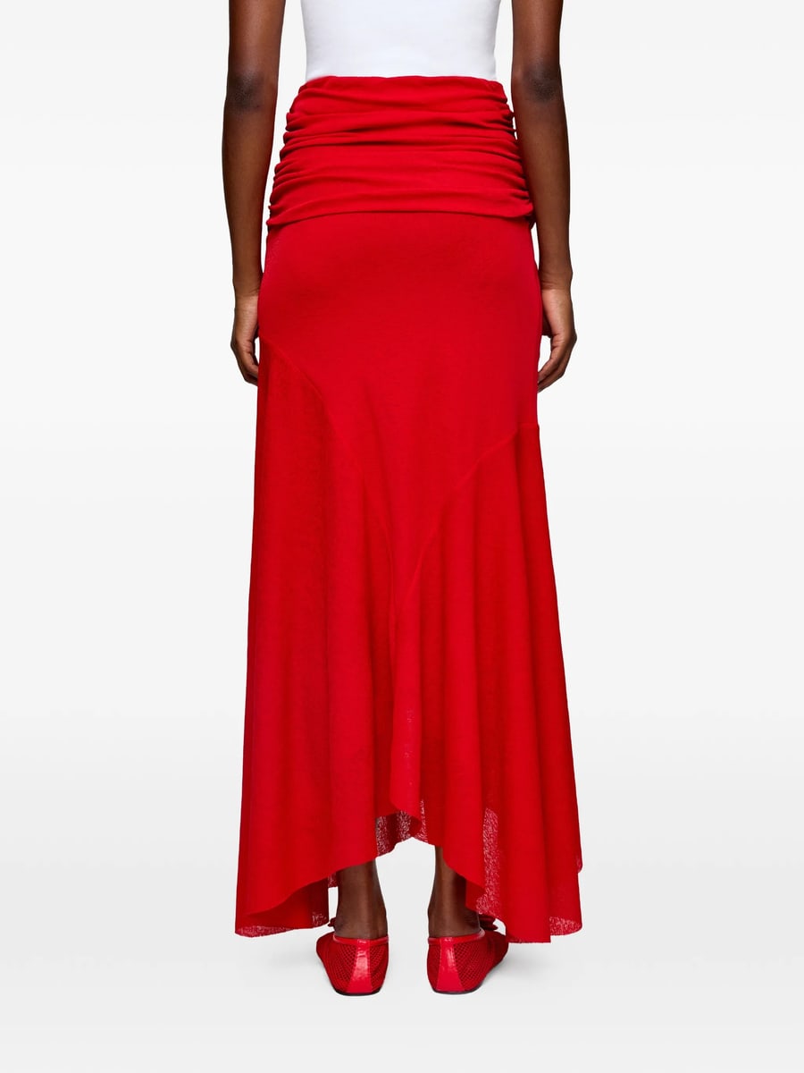Ganni Ganni Twist-detail Maxi Skirt, view 4
