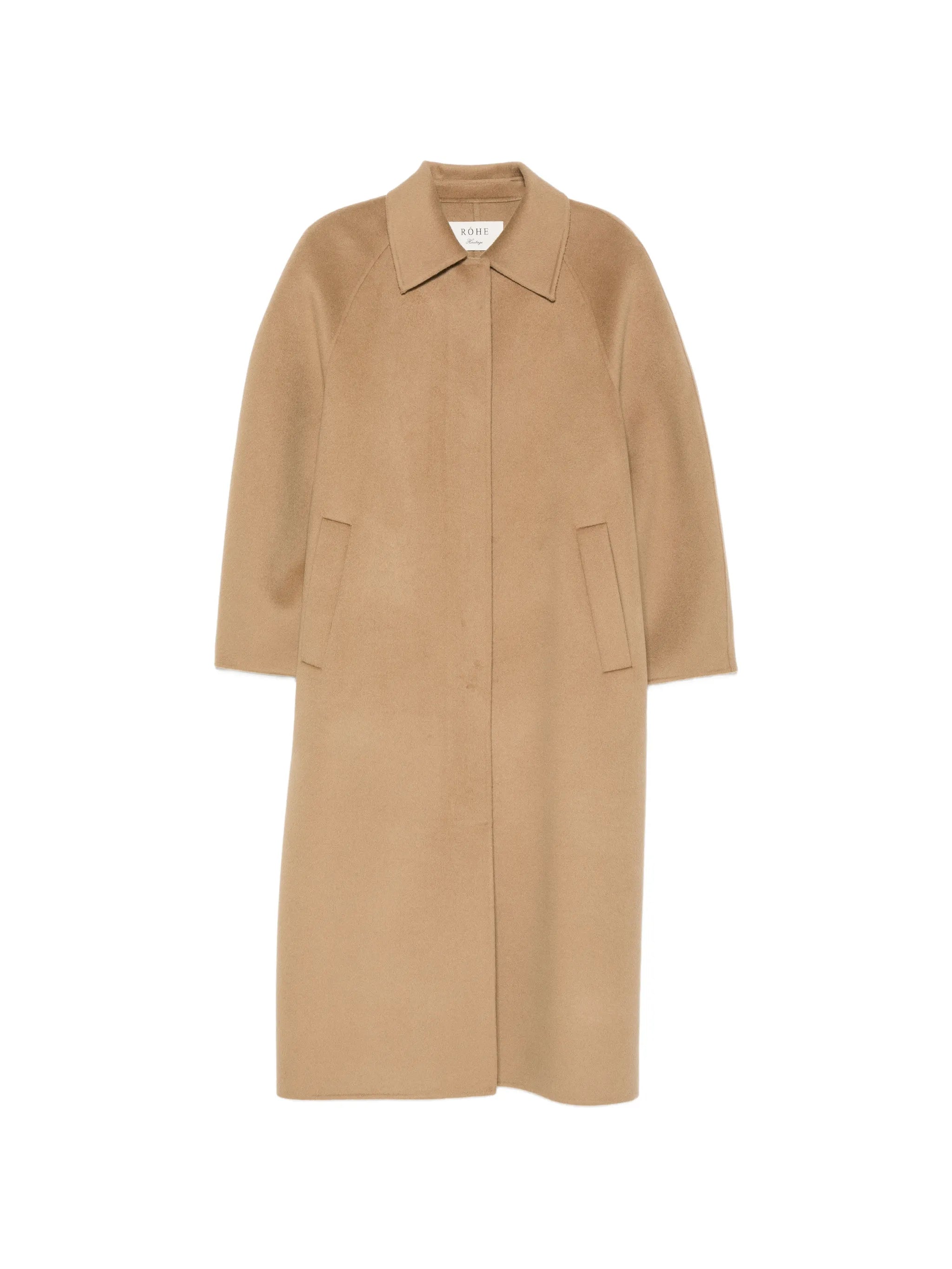 Rohe Rohe Raglan-sleeve Concealed-fastening Coat