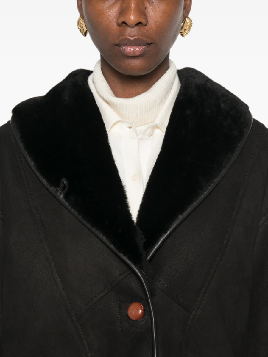 Blazé Milano Blazé Milano Smiley Shearling-collar Jacket, view 2