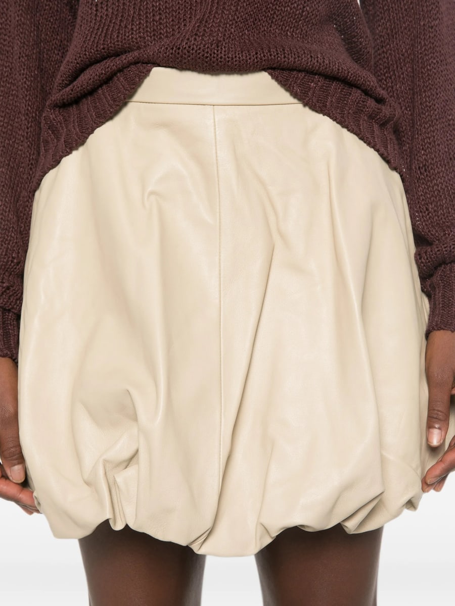 By Malene Birger By Malene Birger Leather Mini Skirt, view 2