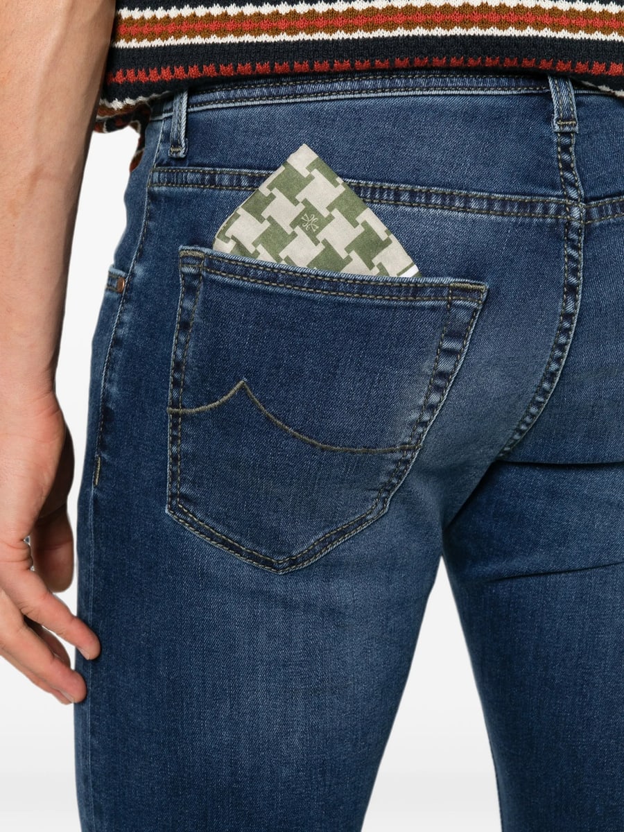 Jacob Cohën Jacob Cohën Nick Logo-patch Jeans, view 3