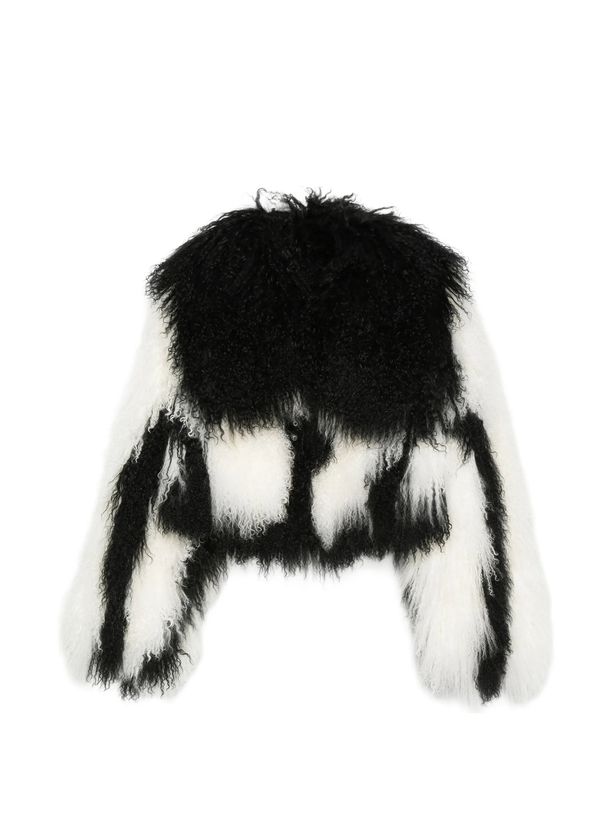 The Attico The Attico Patterned Shearling Jacket