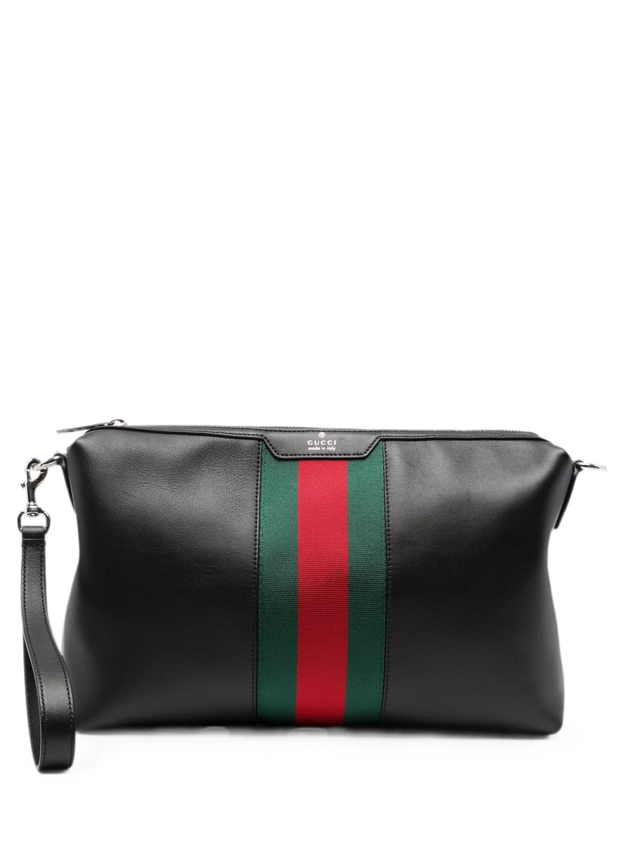 Gucci Gucci Leather Messenger Bag