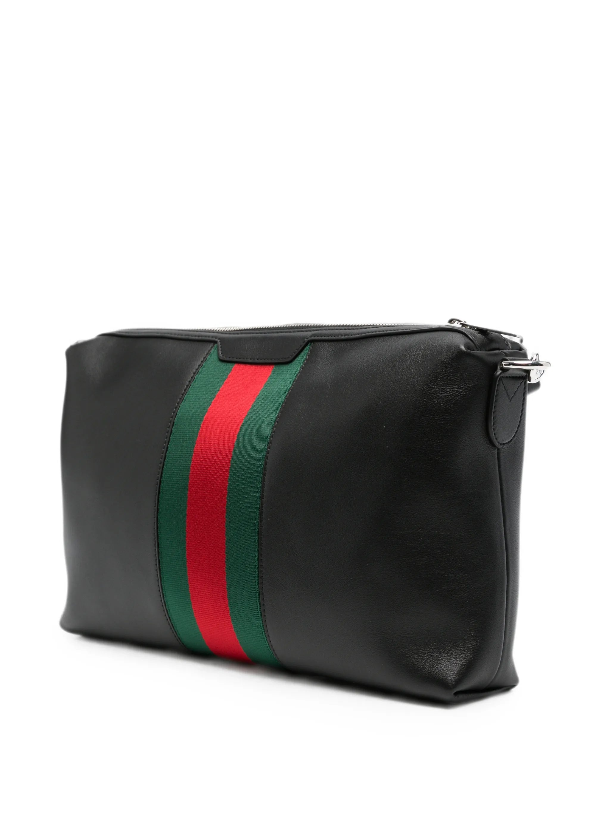 Gucci Gucci Leather Messenger Bag, view 2
