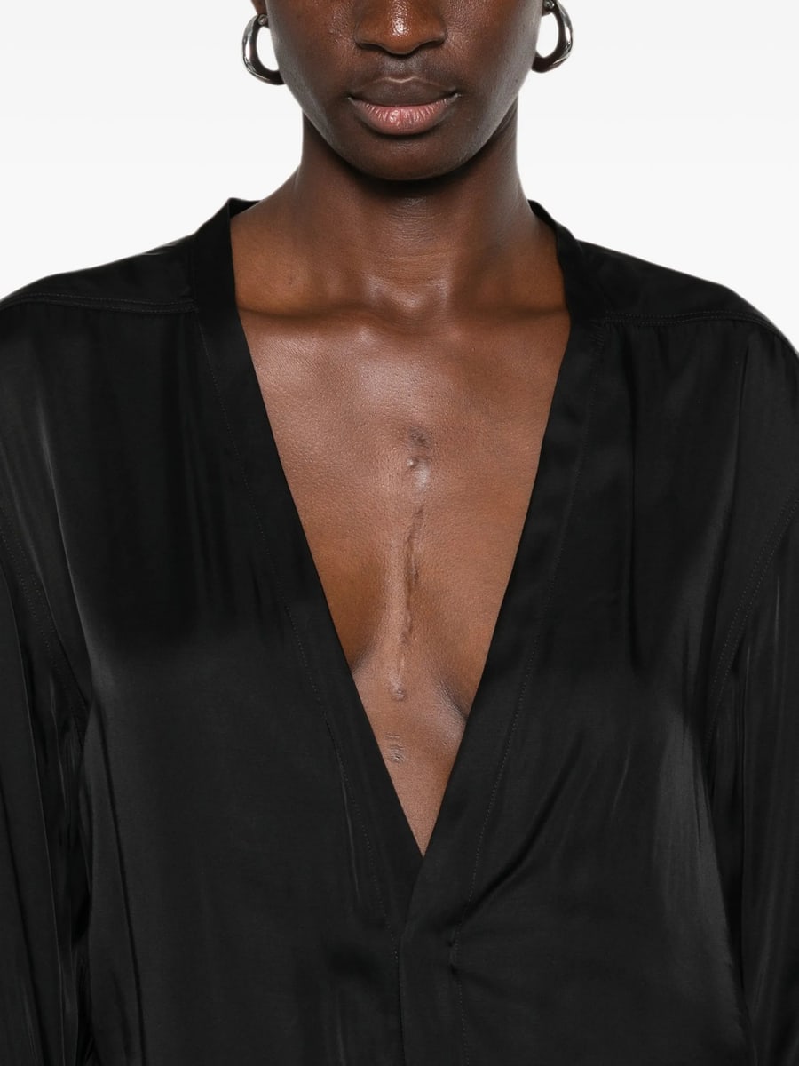 Rick Owens Rick Owens Larry V-neck Blouse, view 2