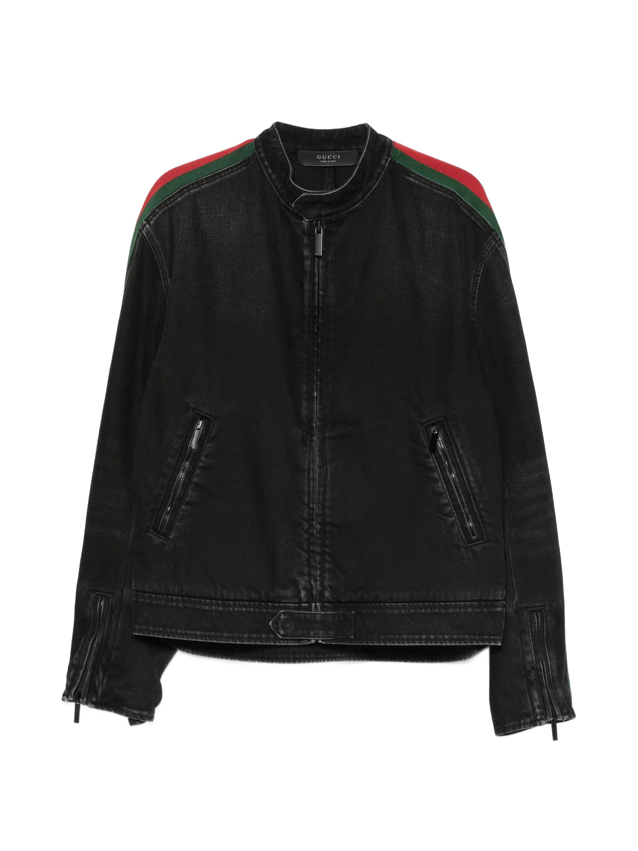 Gucci Gucci Web-stripe Denim Jacket