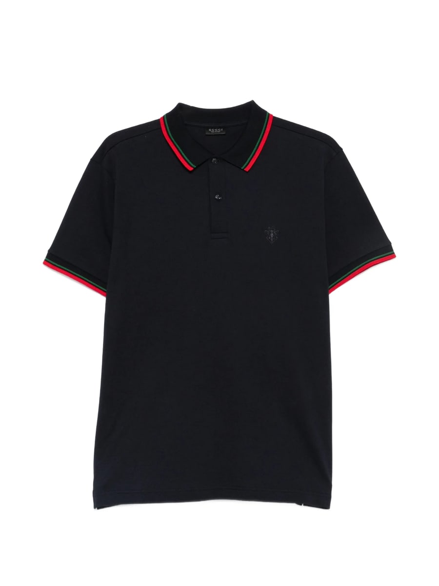Gucci Gucci Web-stripe Polo Shirt