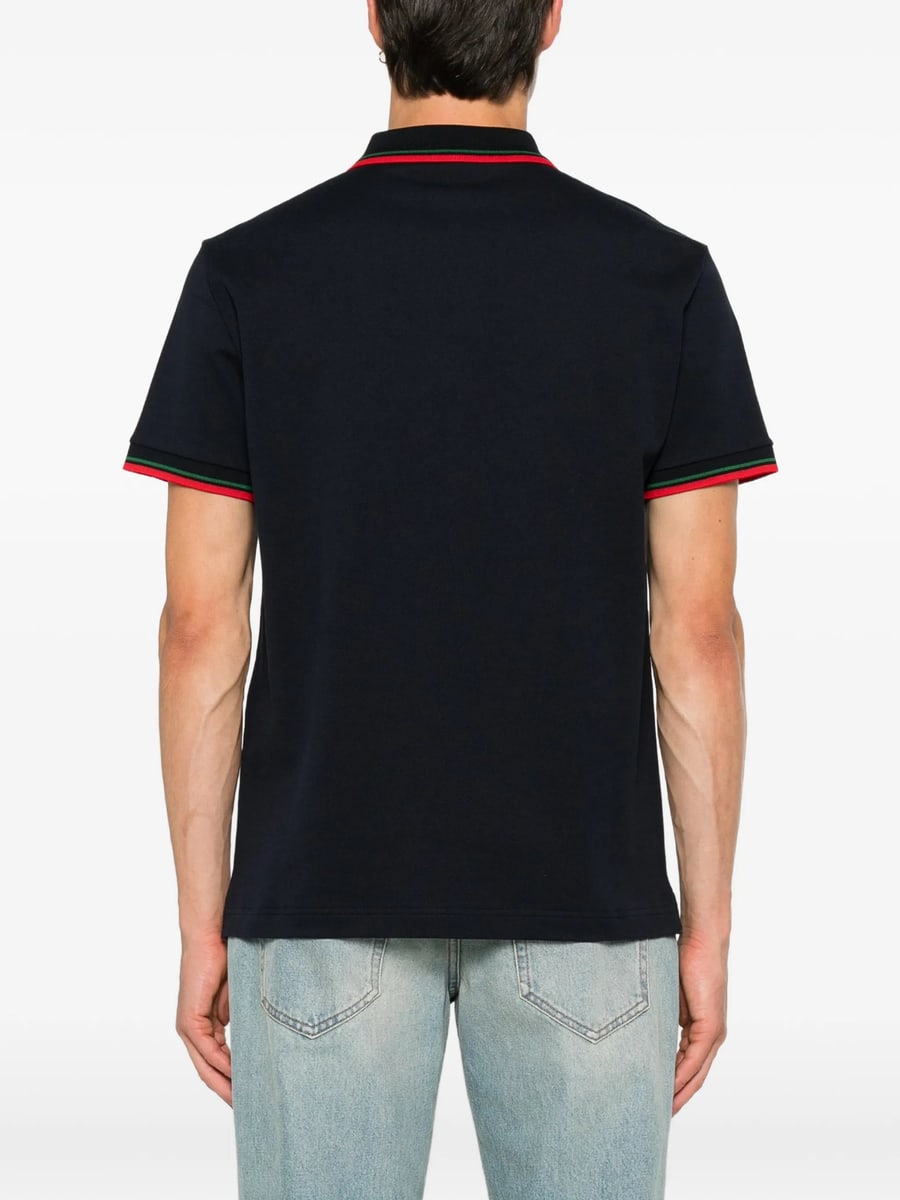 Gucci Gucci Web-stripe Polo Shirt, view 5