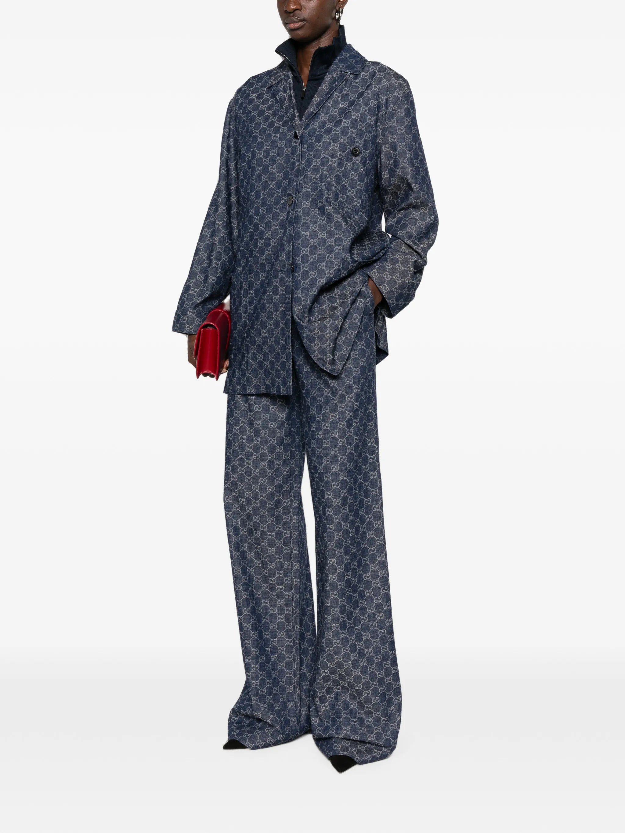 Gucci Gucci GG Supreme Denim Jeans, view 2