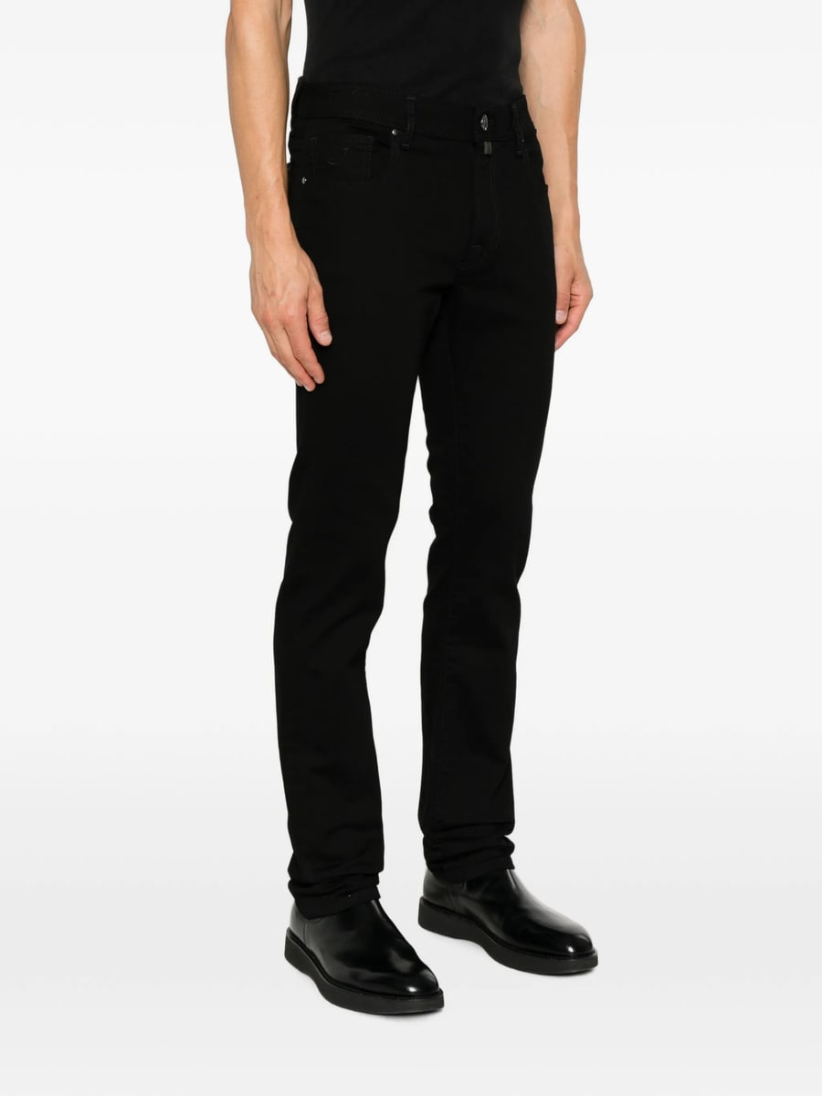 Jacob Cohën Jacob Cohën Logo-patch Slim-fit Jeans, view 5