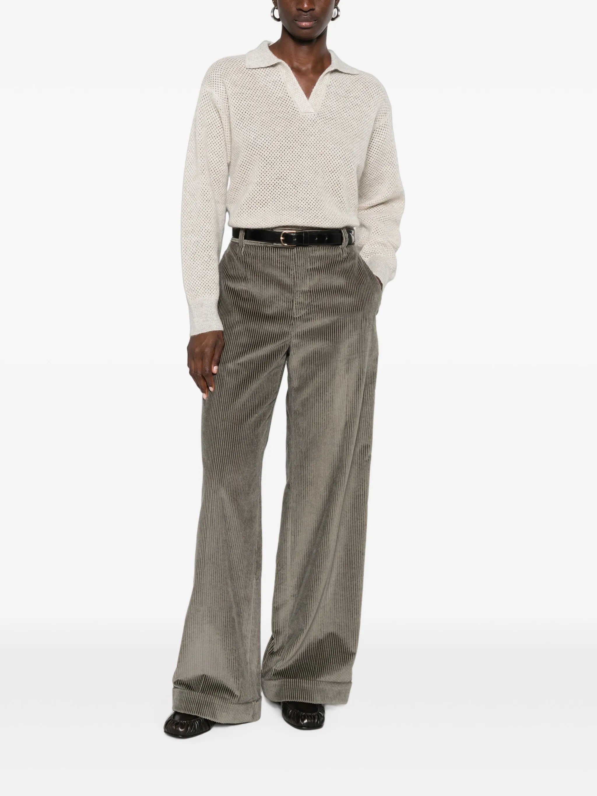 Brunello Cucinelli Brunello Cucinelli Perforated-knit Sweater, view 2