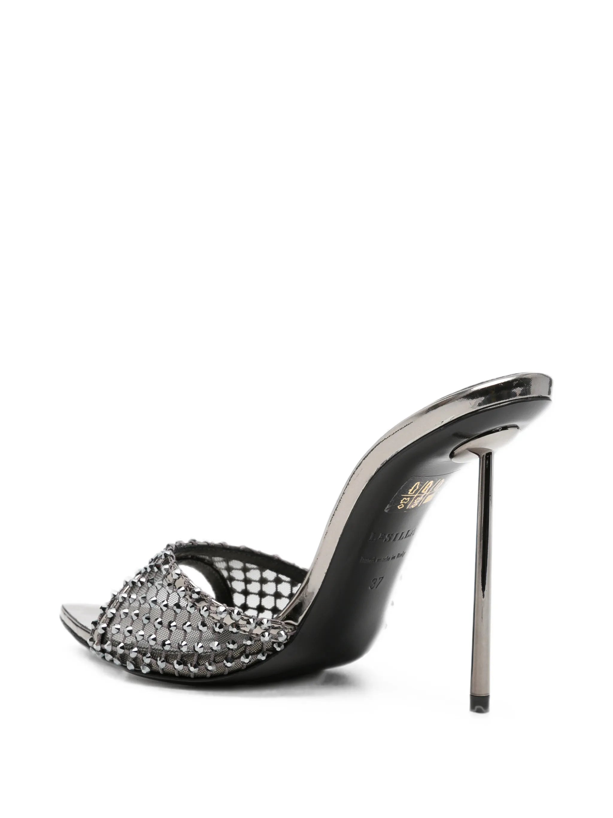 Le Silla Le Silla Gilda Crystal-embellished Pointed-toe Heeled Sandals, view 2
