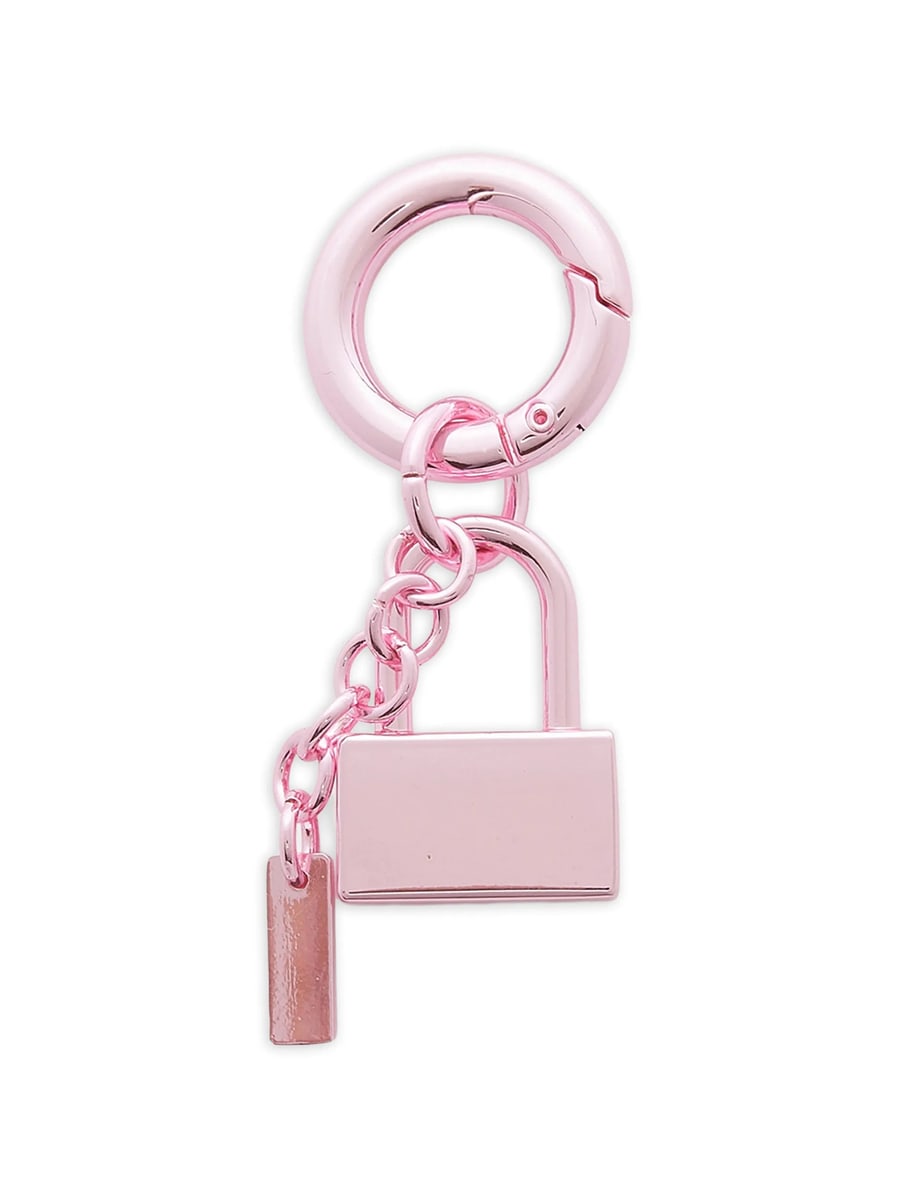 Diesel Diesel Metal Keyring Charm With Padlock Design, view 2