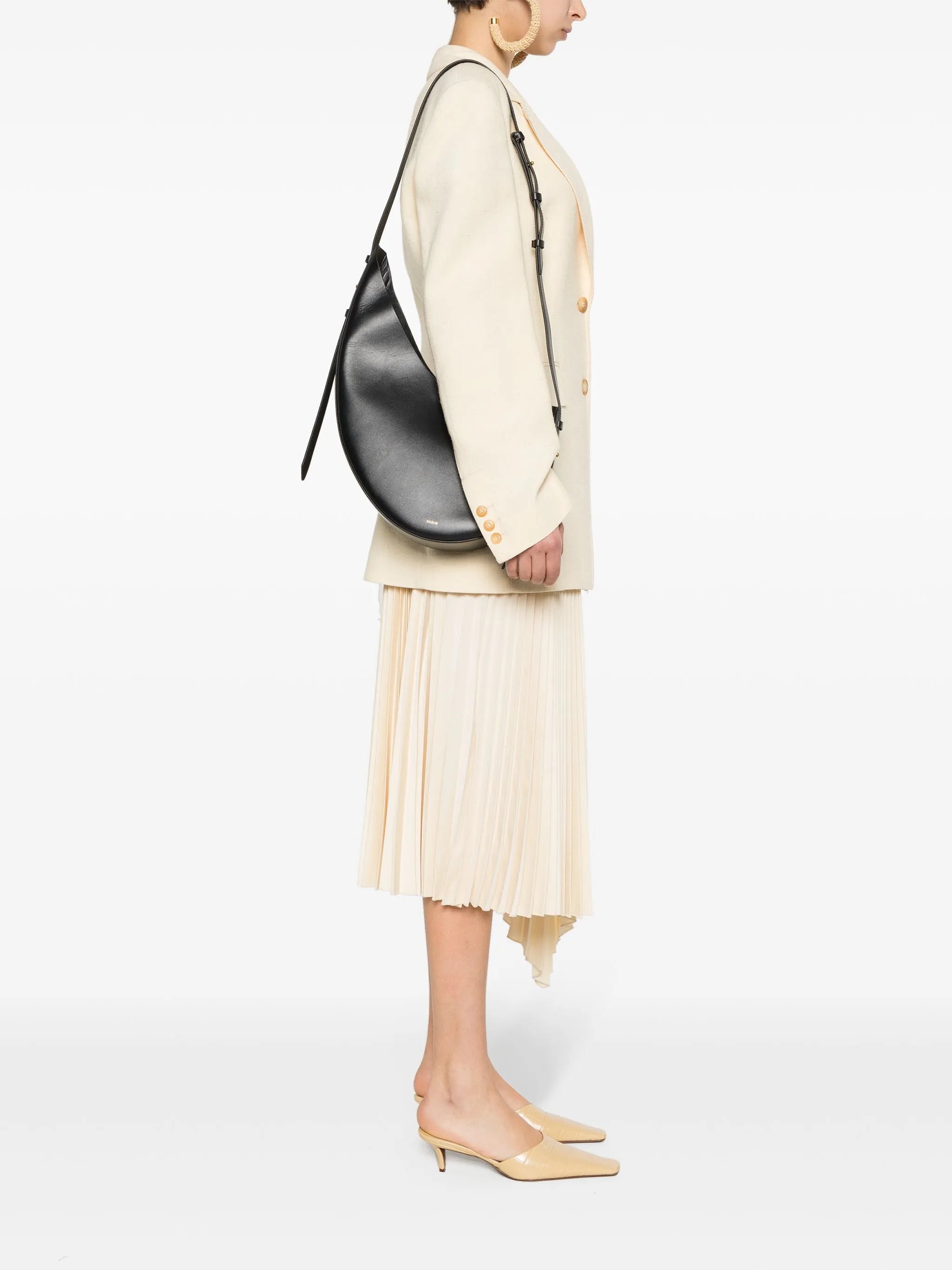 Soeur Soeur Winona Asymmetrical Leather Shoulder Bag, view 2