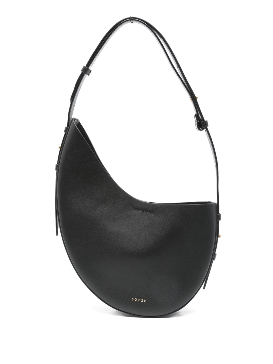 Soeur Soeur Wino Crescent Sheepskin Shoulder Bag