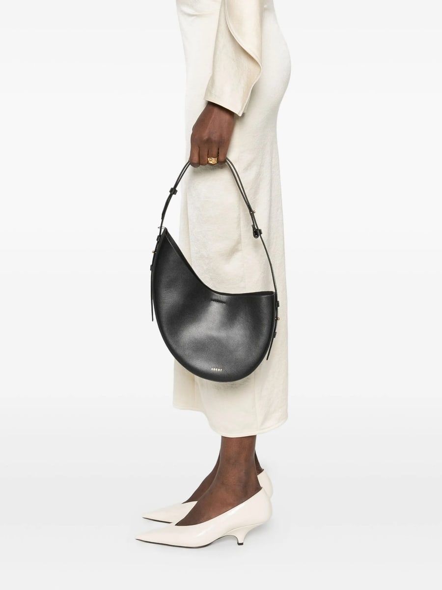 Soeur Soeur Wino Crescent Sheepskin Shoulder Bag, view 5