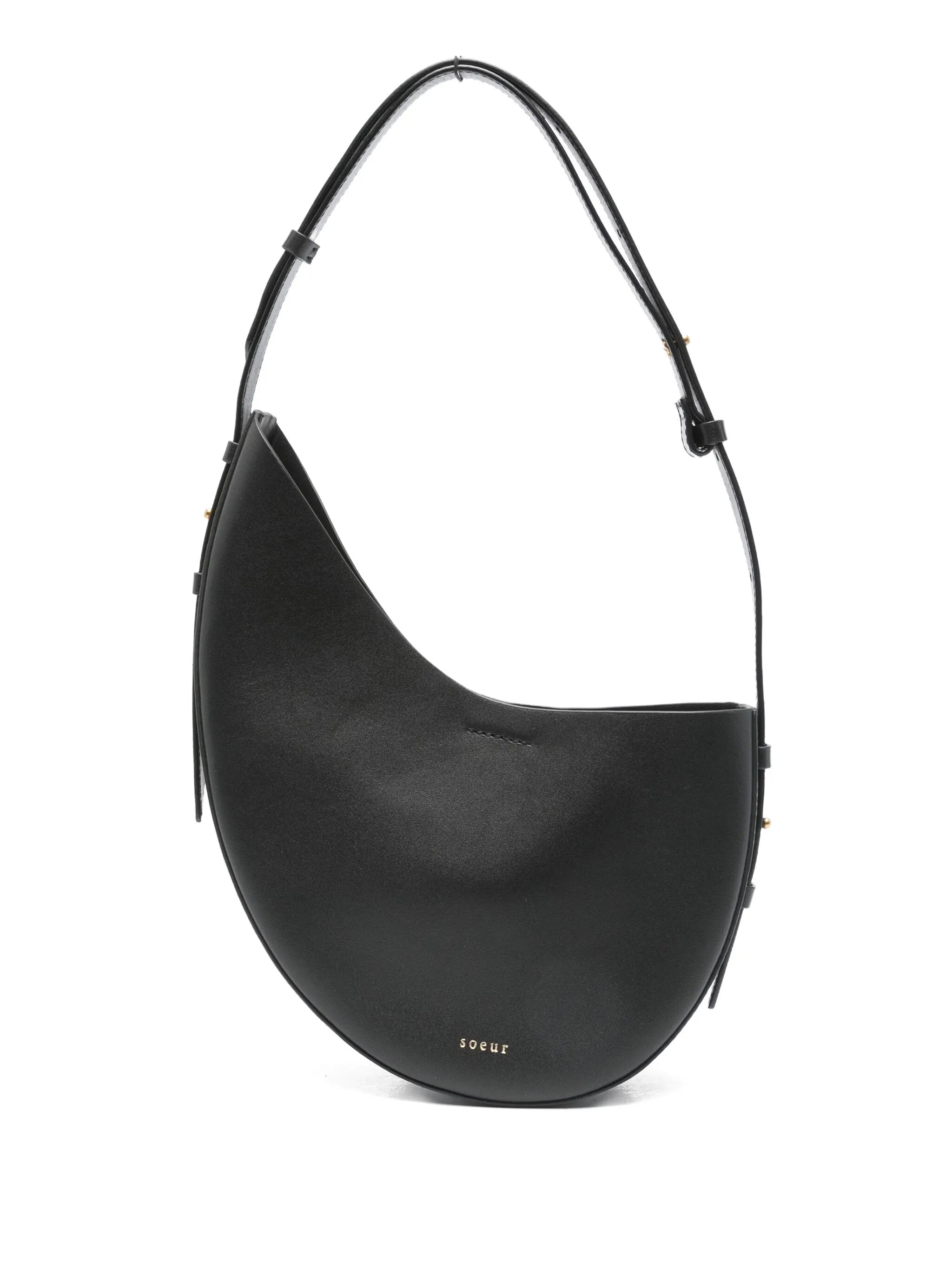 Soeur Soeur Wino Crescent Sheepskin Shoulder Bag