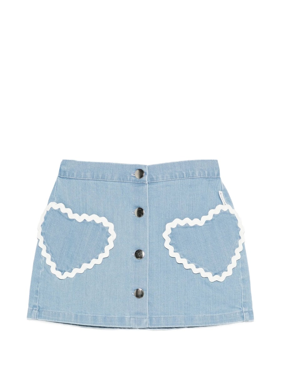 Mipounet Mipounet Louise Heart-pockets Buttoned Skirt