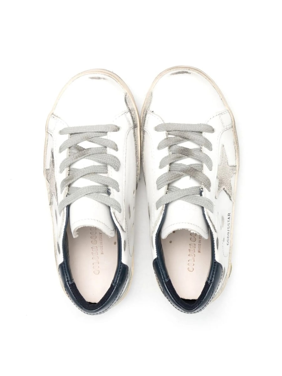 Golden Goose Golden Goose Super-Star Distressed Finish Sneakers, view 2