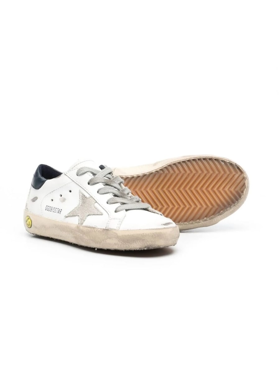 Golden Goose Golden Goose Super-Star Distressed Finish Sneakers, view 3