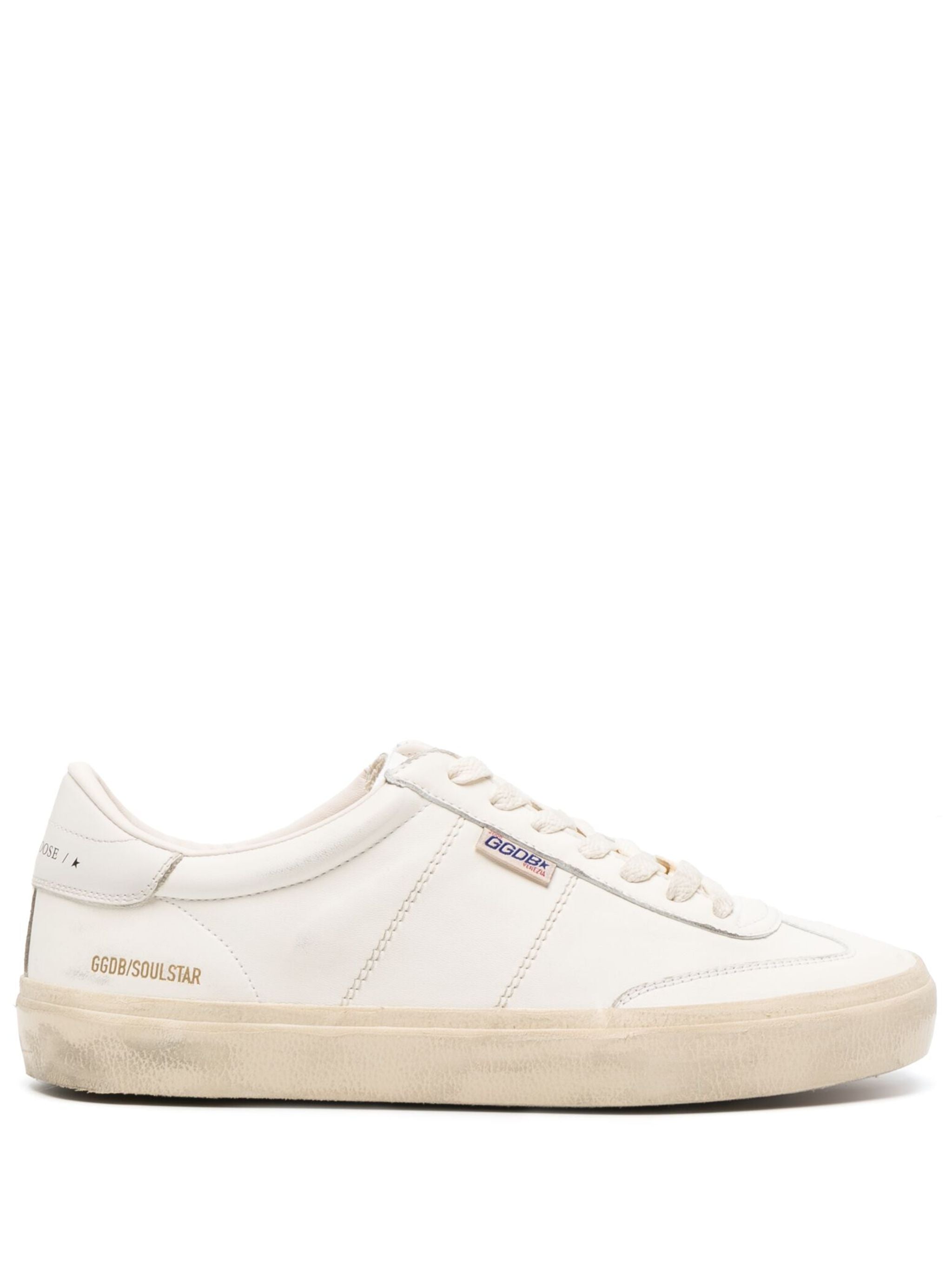 Golden Goose Golden Goose Soul-Star Distressed Leather Sneakers