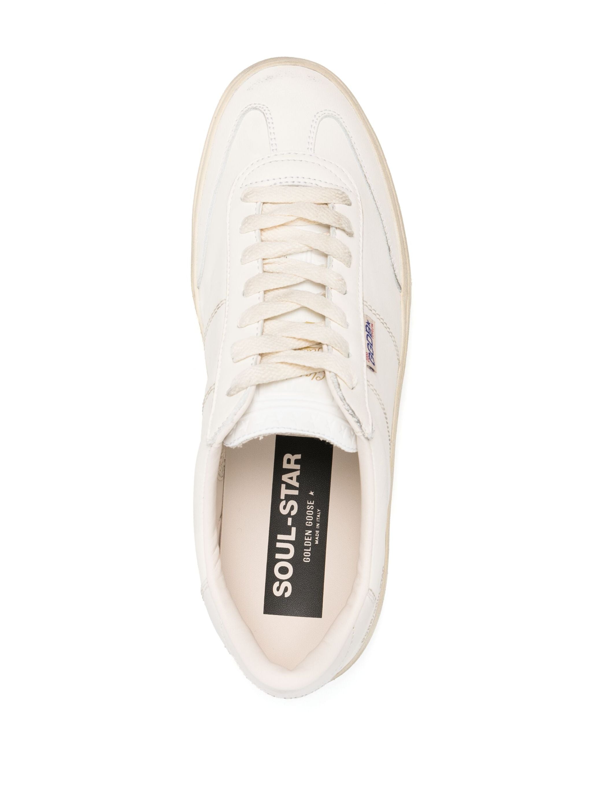 Golden Goose Golden Goose Soul-Star Distressed Leather Sneakers, view 2