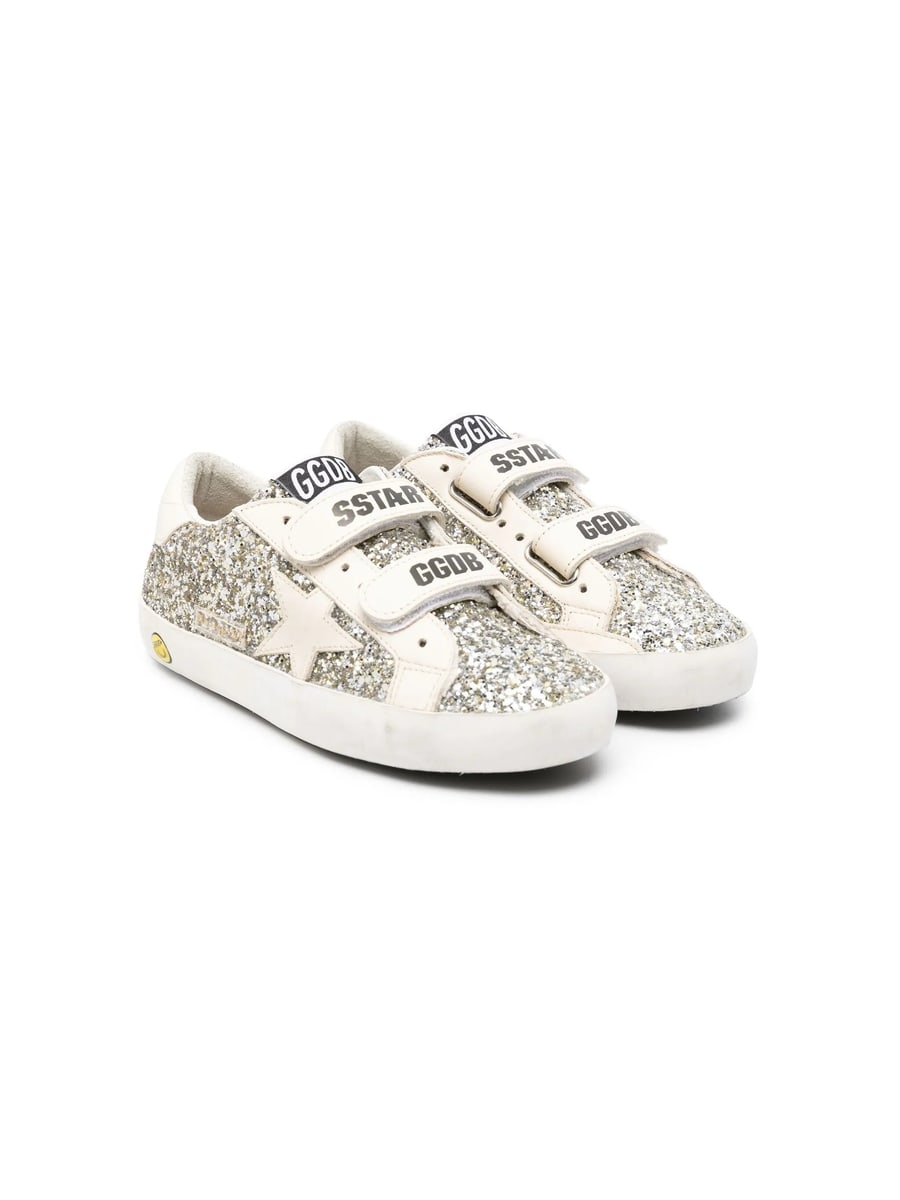 Golden Goose Golden Goose Glitter-embellished Touch-strap Sneakers