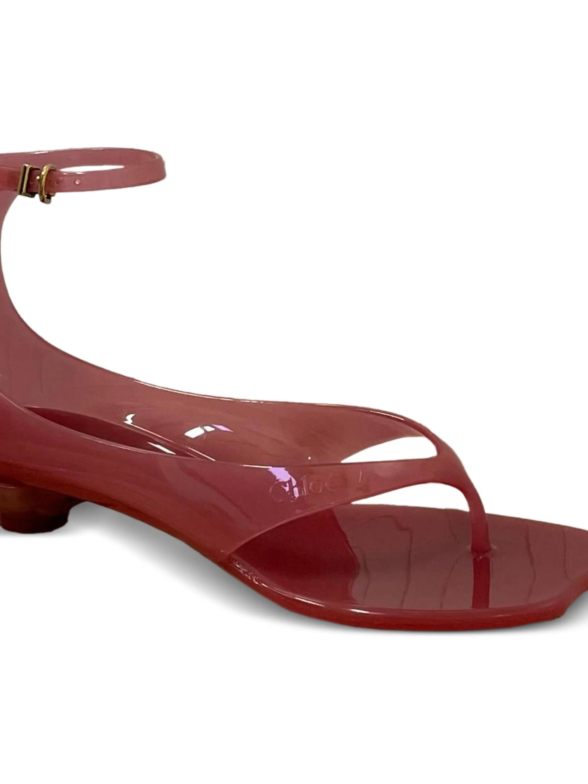 Chloé Chloé Jelly Thong-strap Buckle-fastening Sandals, view 2