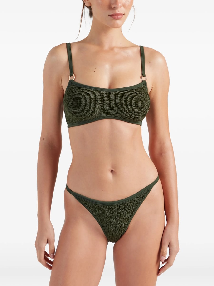 Hunza G Hunza G Iris Crinkle-effect Bikini, view 3