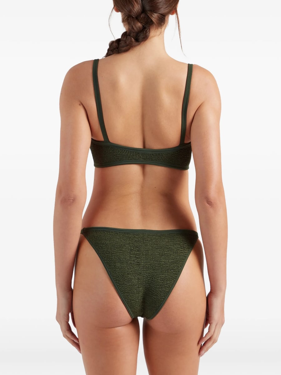 Hunza G Hunza G Iris Crinkle-effect Bikini, view 4