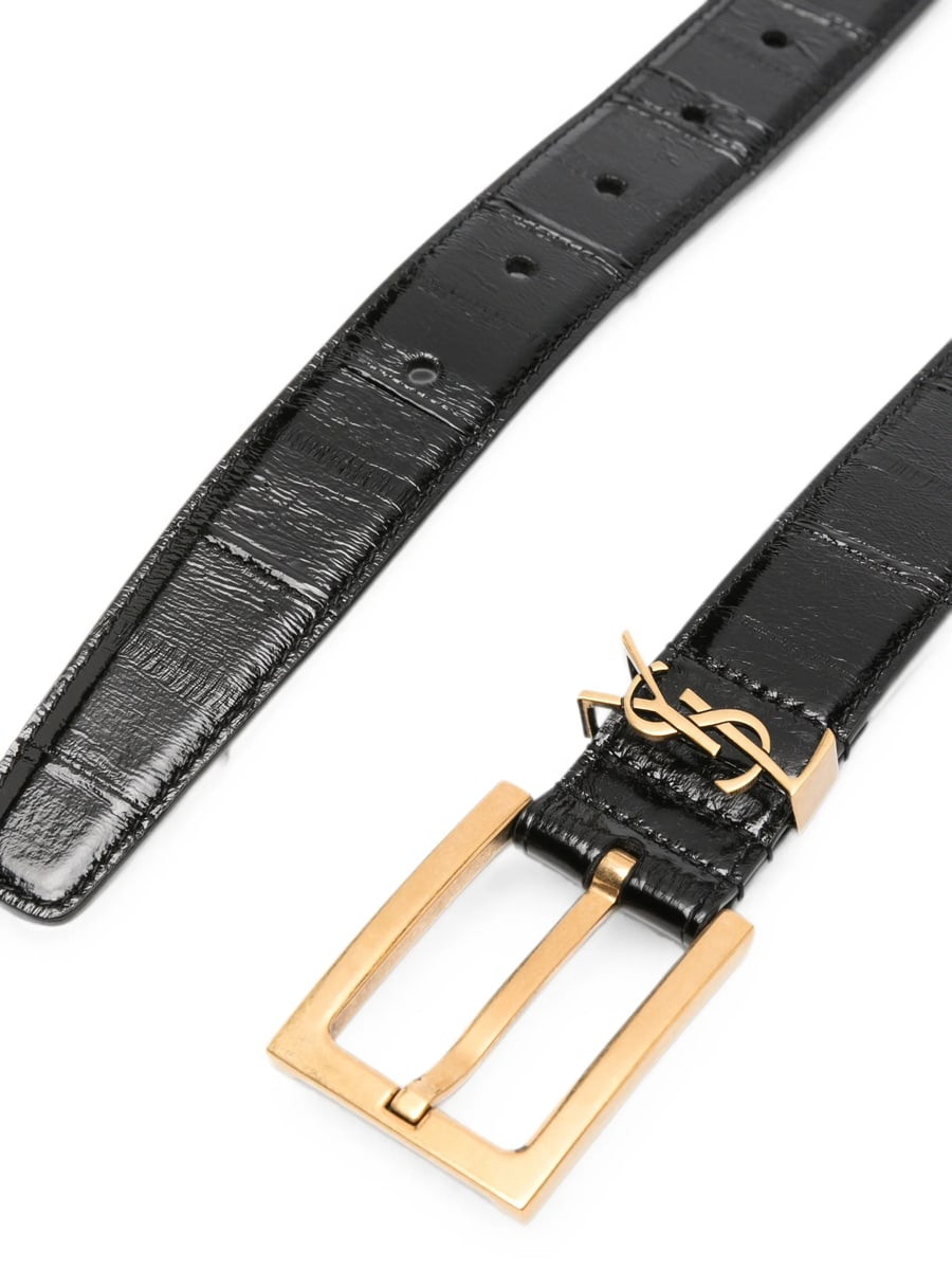 Saint Laurent Saint Laurent Leather Belt, view 2