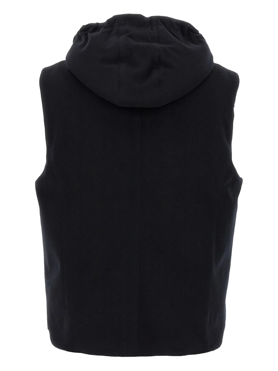Brunello Cucinelli Brunello Cucinelli Padded Wool Vest, view 4