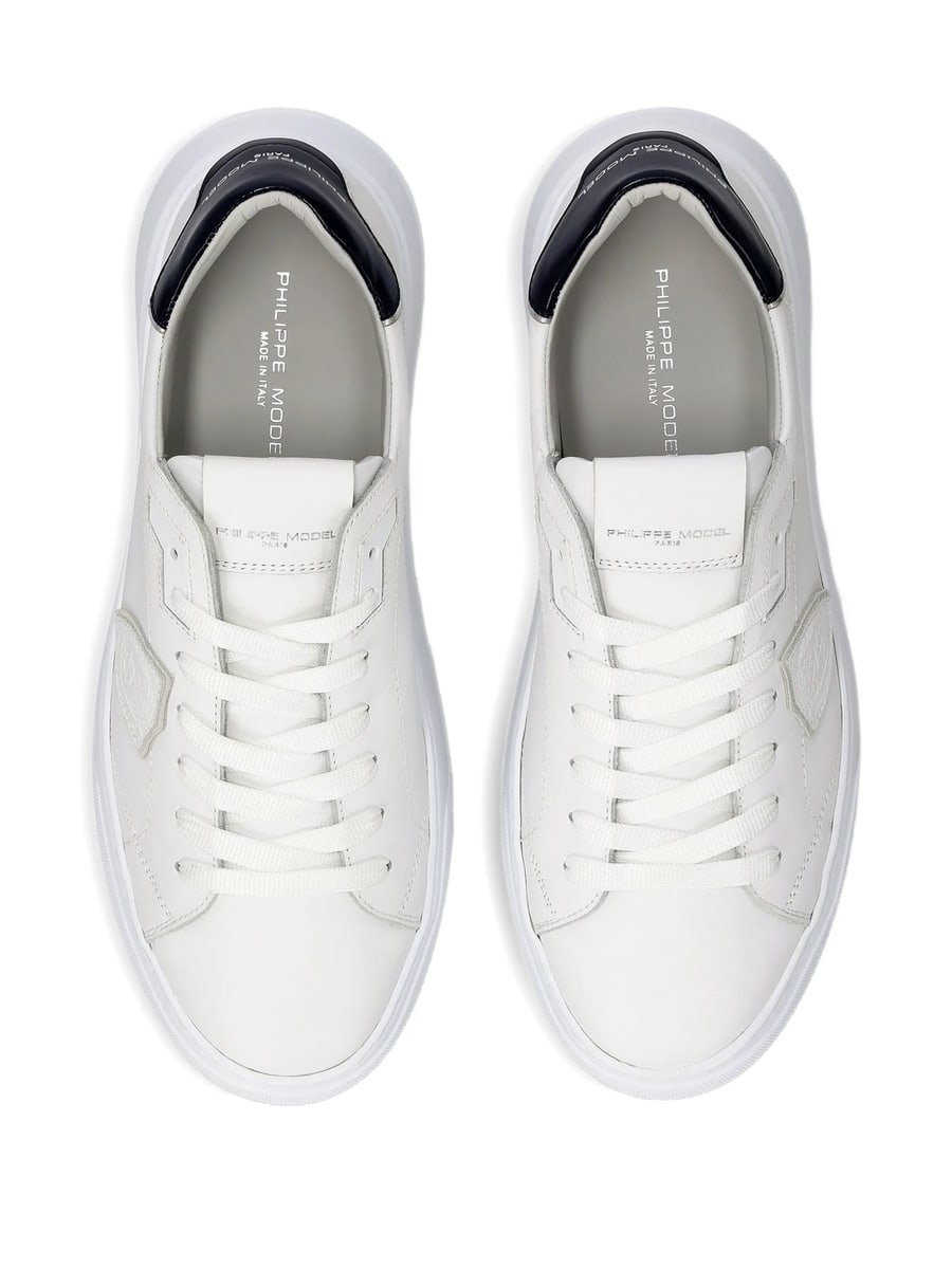 Philippe Model Philippe Model Temple Low Leather Trainers, view 3