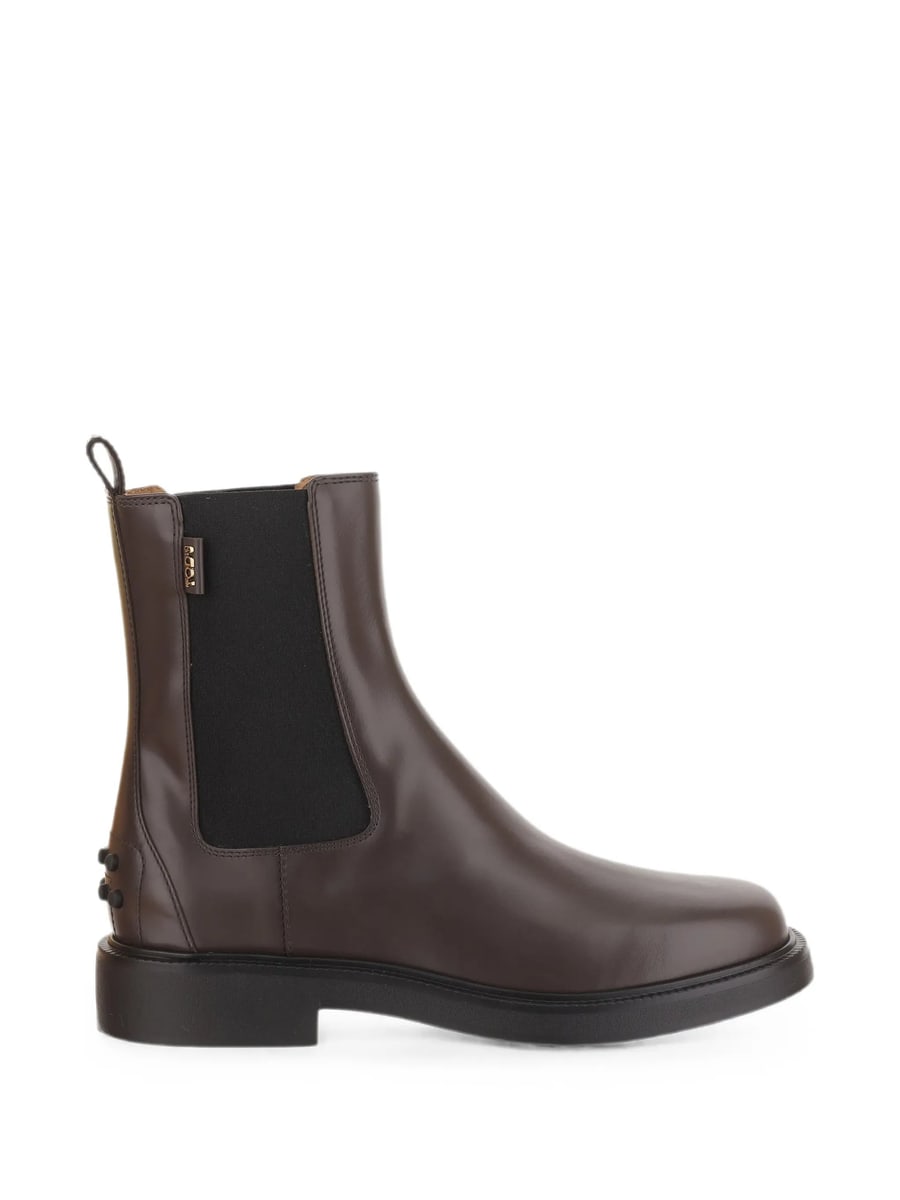 Tod's Tod's Elasticated Leather Ankle Boots