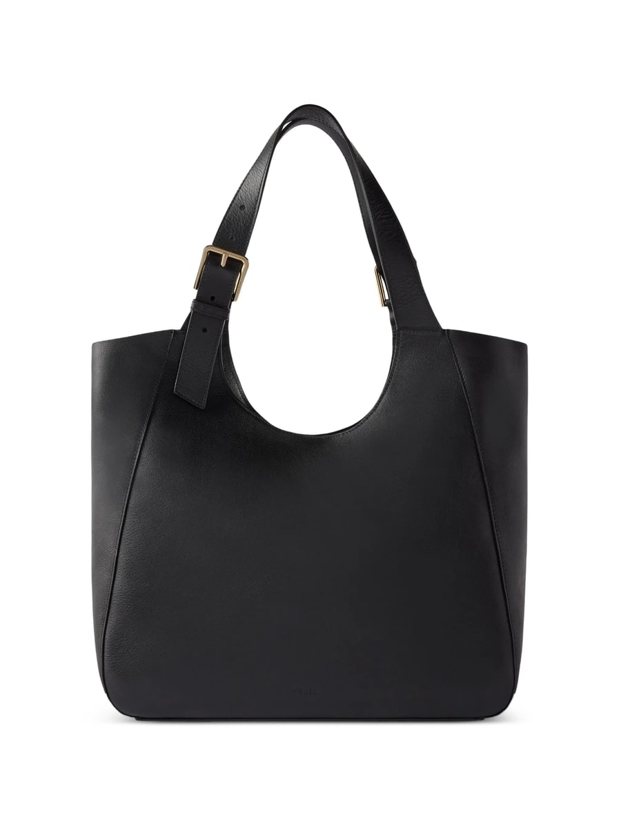 Furla Furla Large Dora Buckle-detail Leather Tote Bag