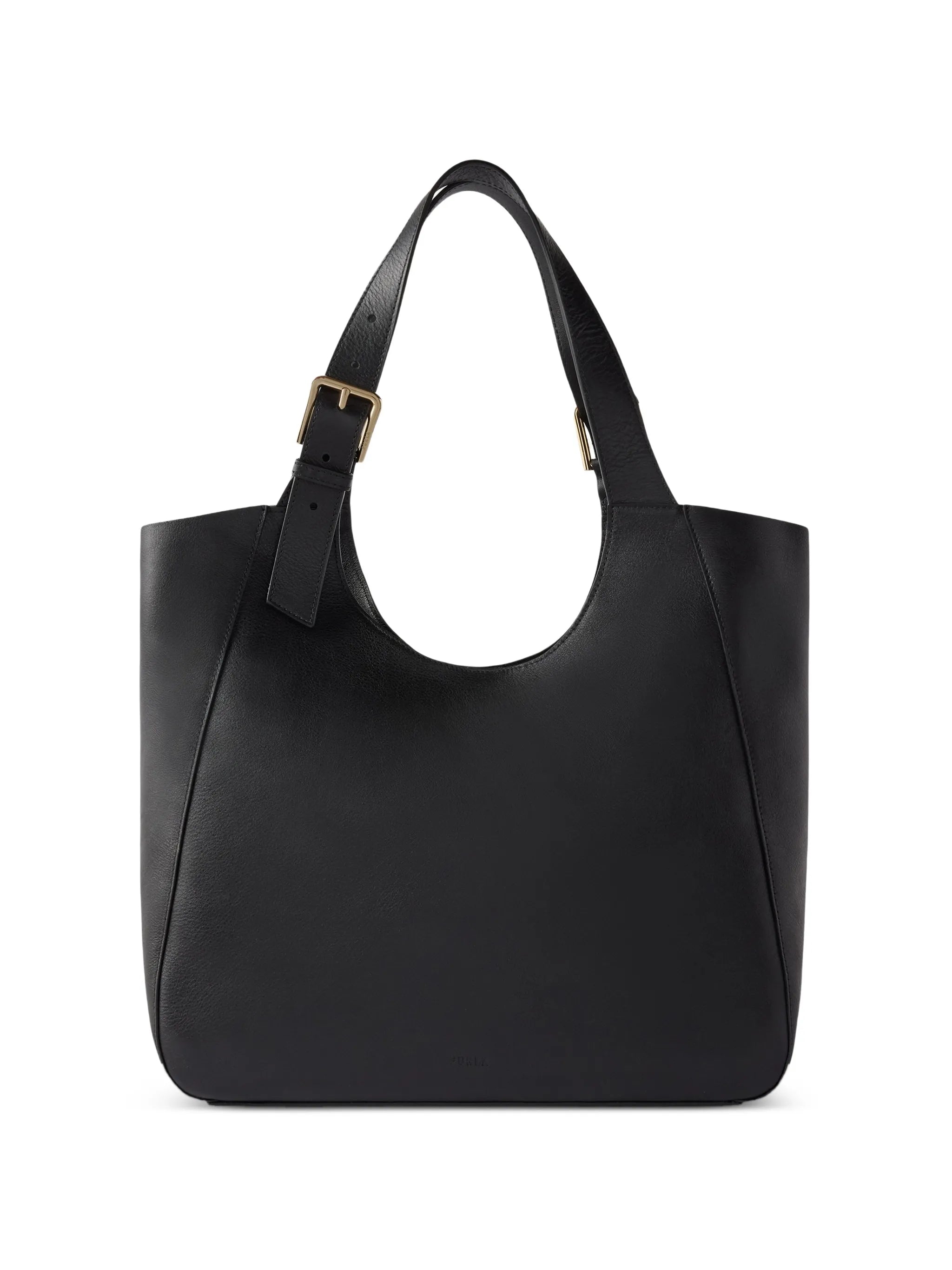 Furla Furla Large Dora Buckle-detail Leather Tote Bag