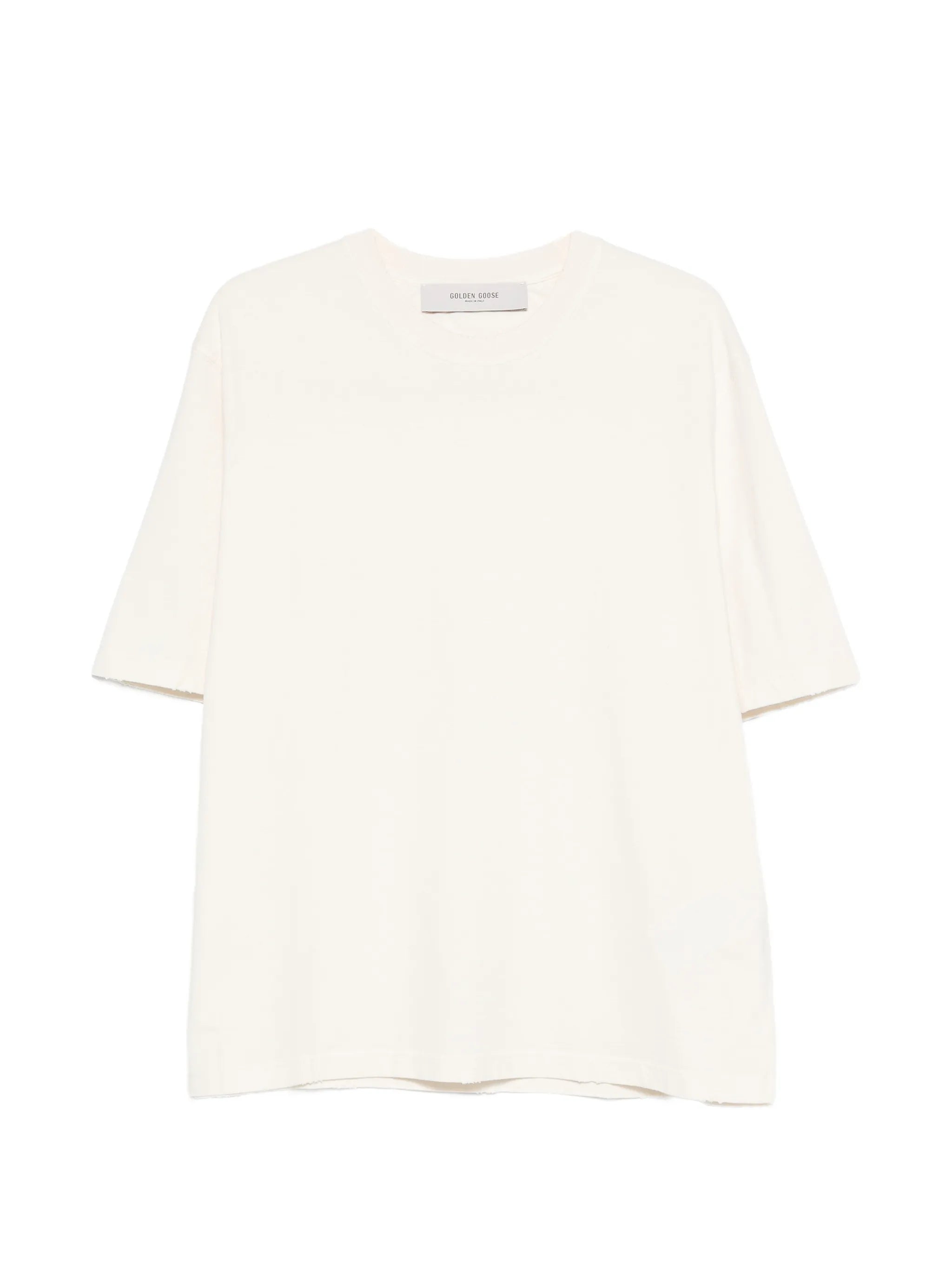 Golden Goose Golden Goose Logo-patch Distressed T-shirt