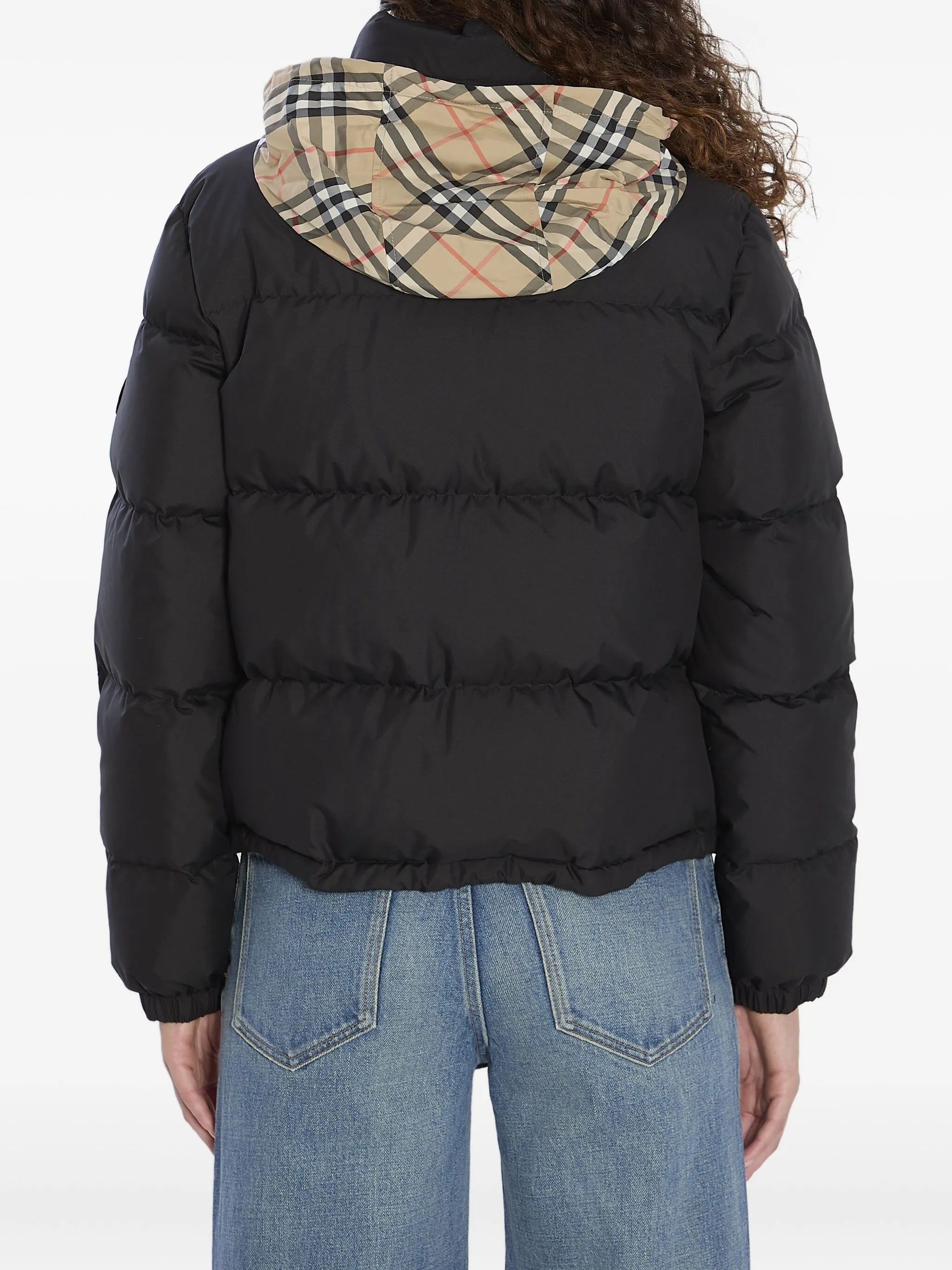 Burberry Burberry Checker-tape Ambleside Puffer Jacket, view 2