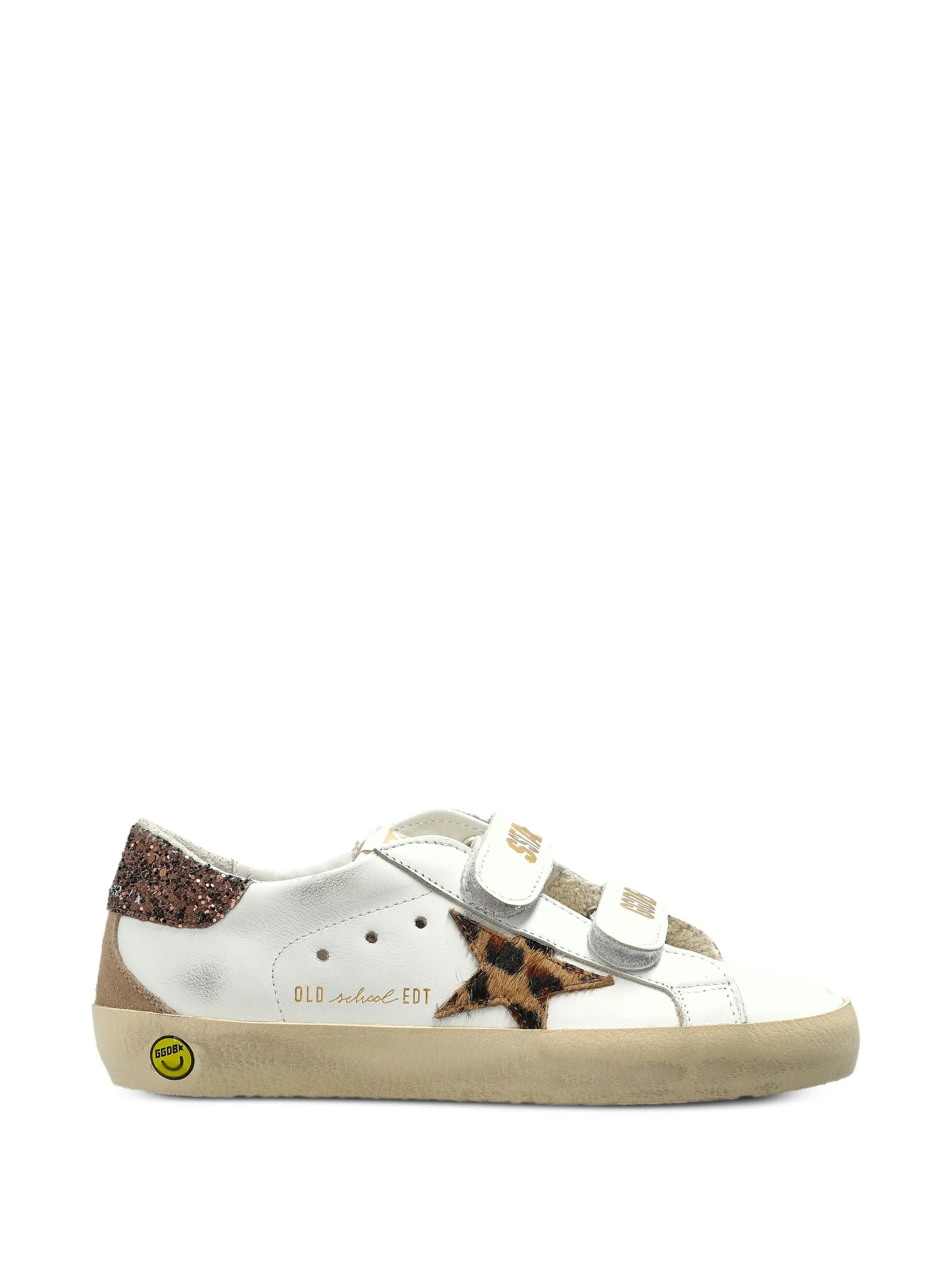 Golden Goose Golden Goose Old School Leopard-print Sneakers, view 2