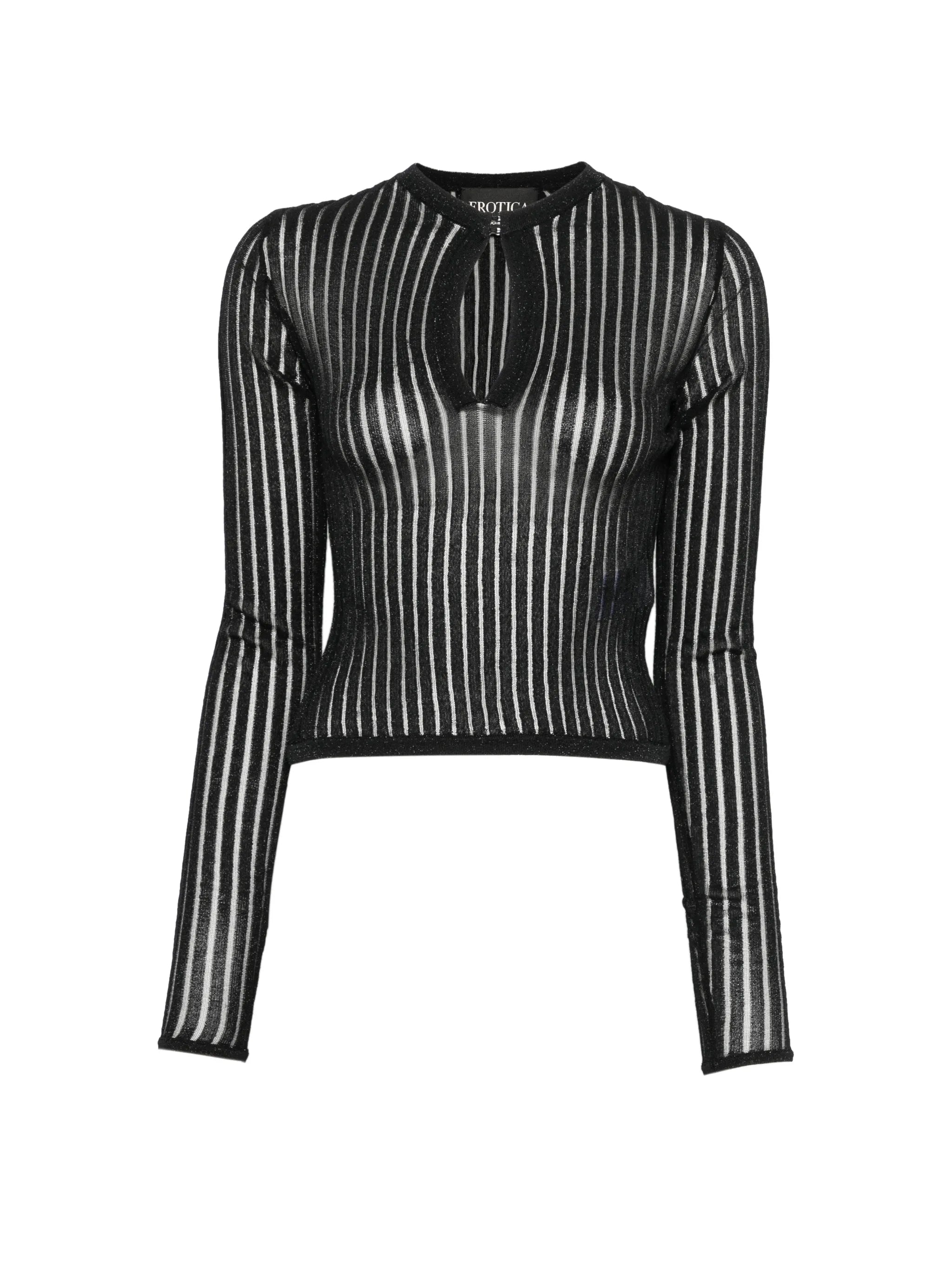 Dondup Dondup Sheer-knit Cut-out Sweater