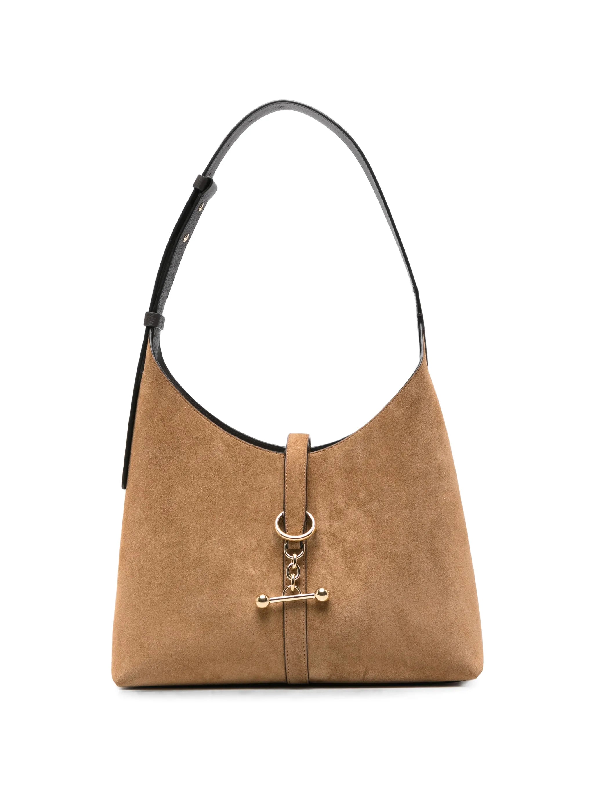 Strathberry Strathberry Suede Bar-detail Shoulder Bag