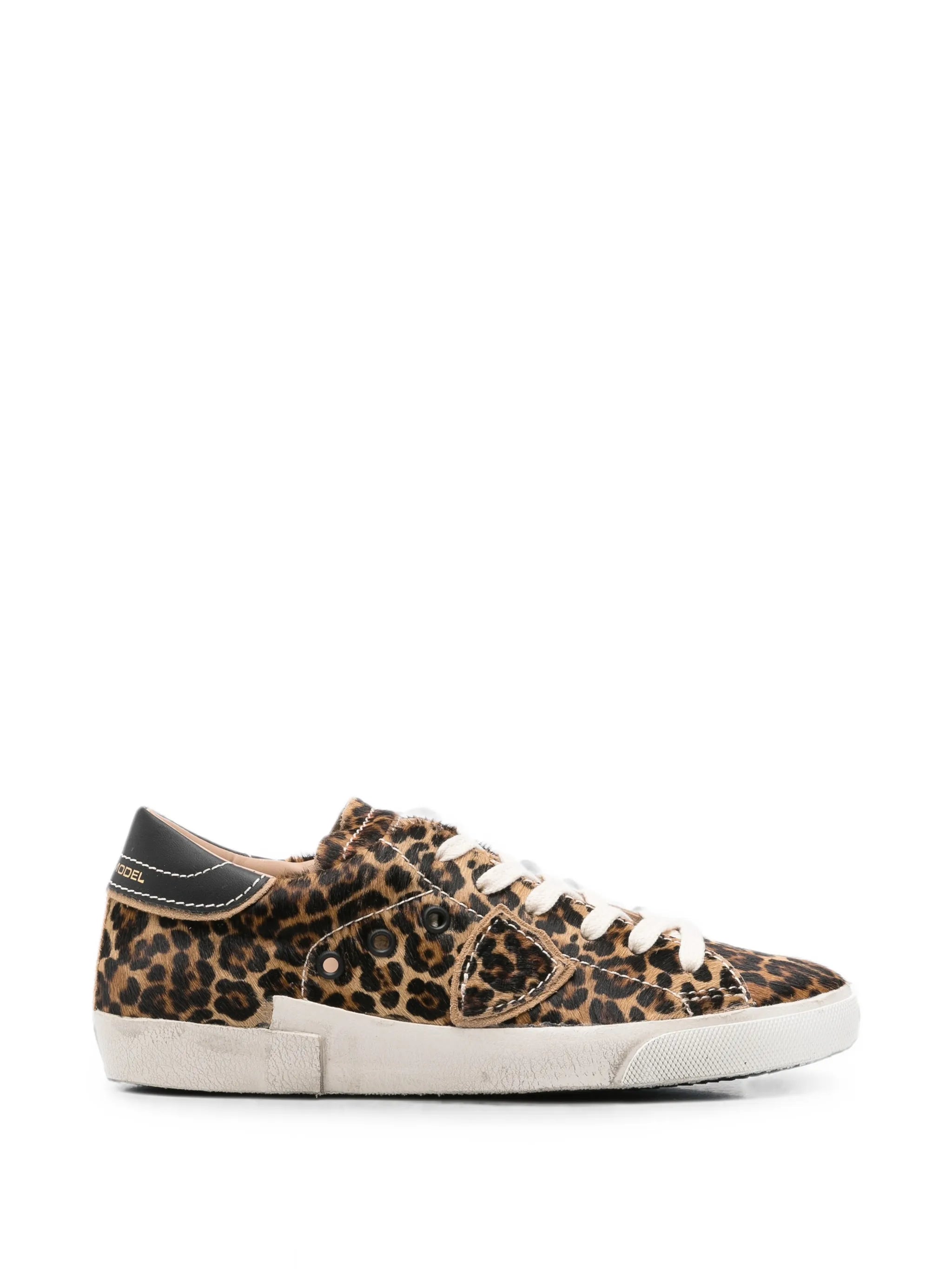 Philippe Model Philippe Model PRSX Low Leopard-print Paris Sneakers