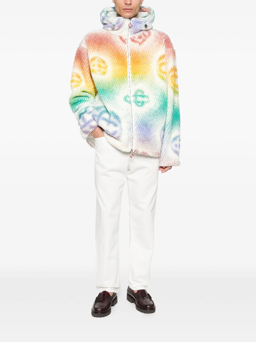 Casablanca Casablanca Monogram Hooded Jacket, view 3