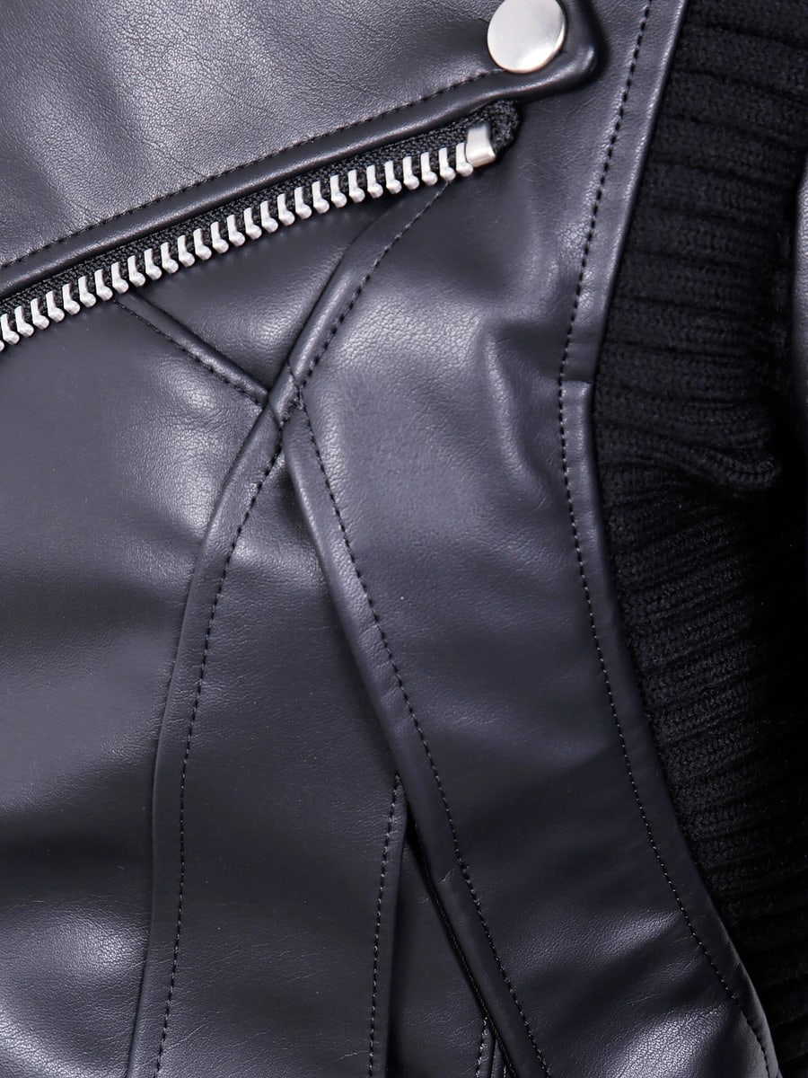 Junya Watanabe Junya Watanabe Buckle-detail Biker Jacket, view 2