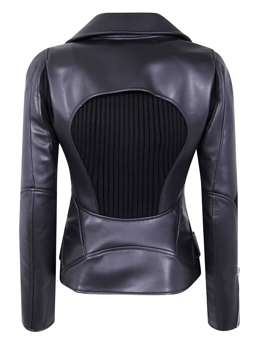 Junya Watanabe Junya Watanabe Buckle-detail Biker Jacket, view 3