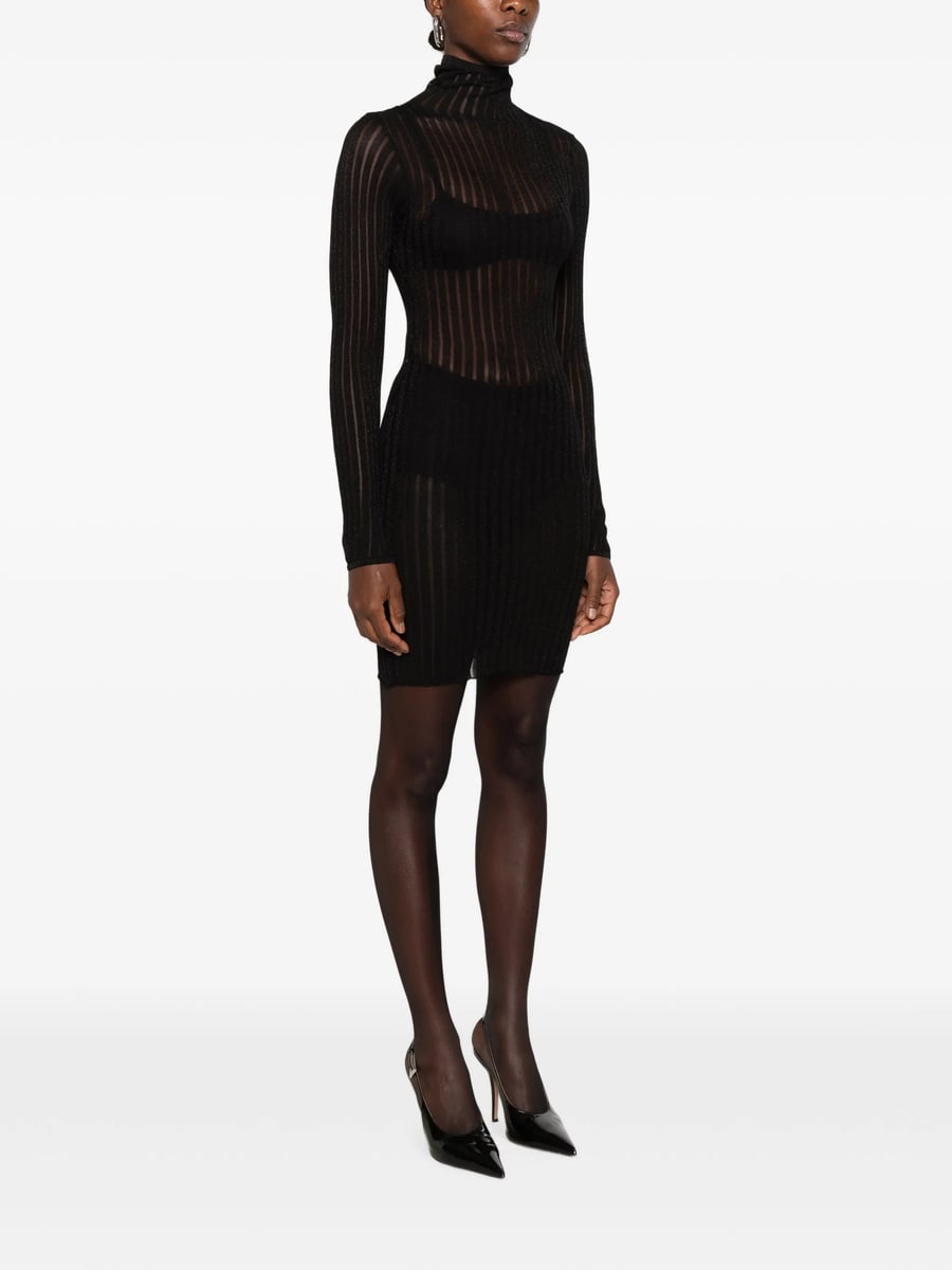 Dondup Dondup Ribbed-knit Mini Dress, view 5