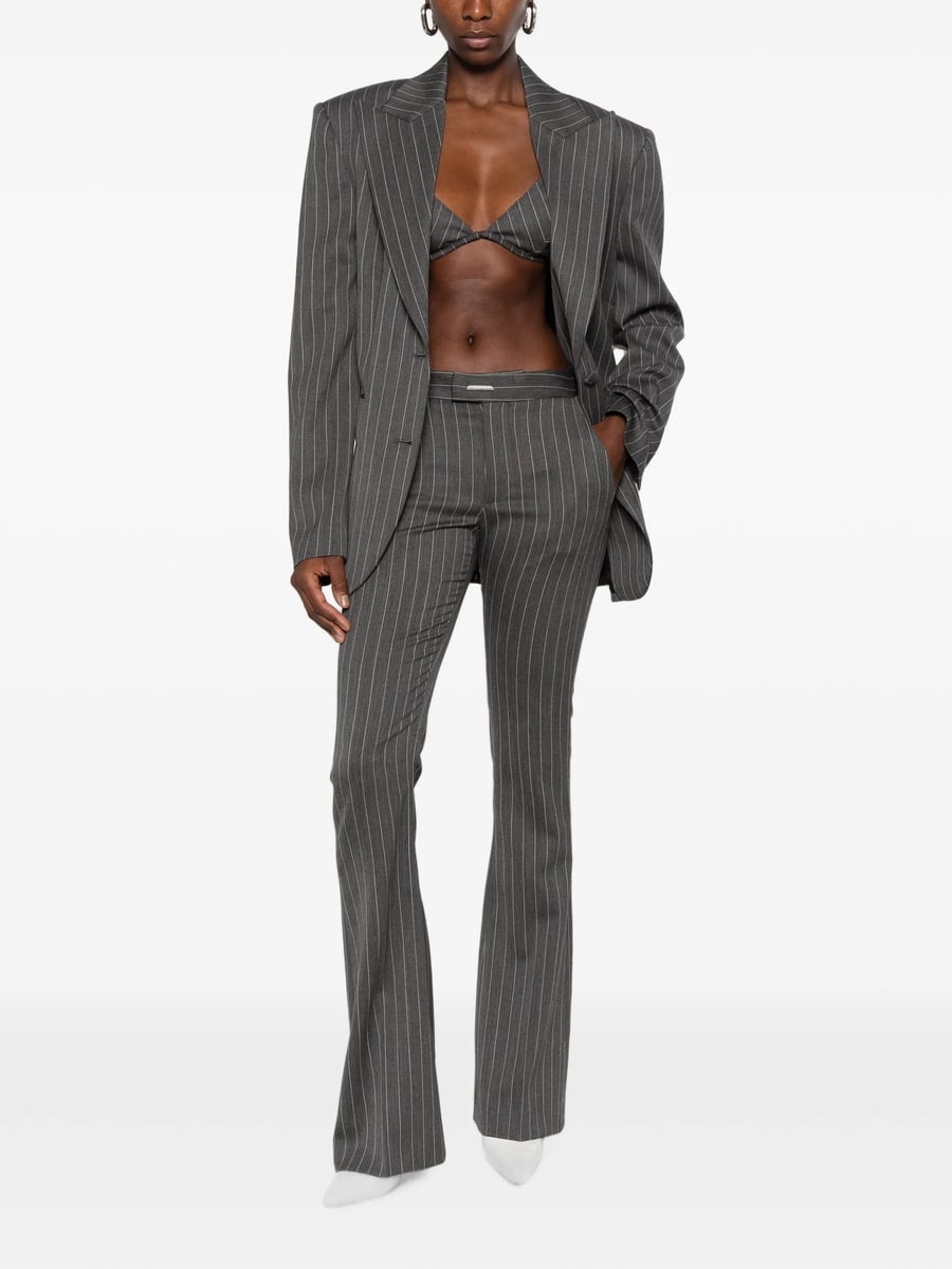 Dondup Dondup Pinstripe-pattern Chain-link Top, view 5